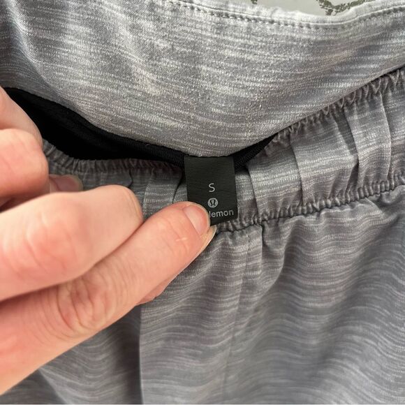 Lululemon Surge Short 6” Lined Heathered Gray - Picture 3 of 7